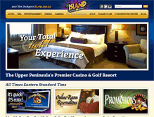 Tablet Screenshot of islandresortandcasino.com